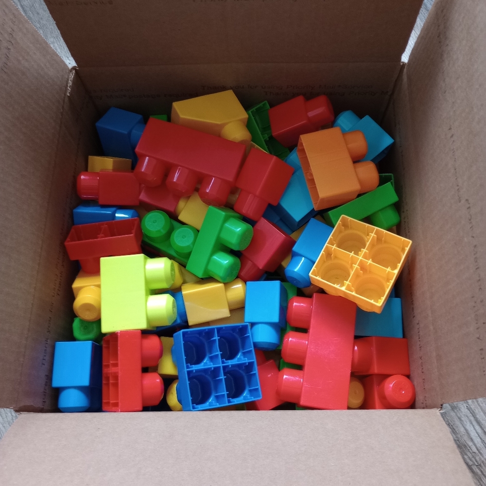 Mega blocks multicolor Fisher Price 85 piece clean good condition